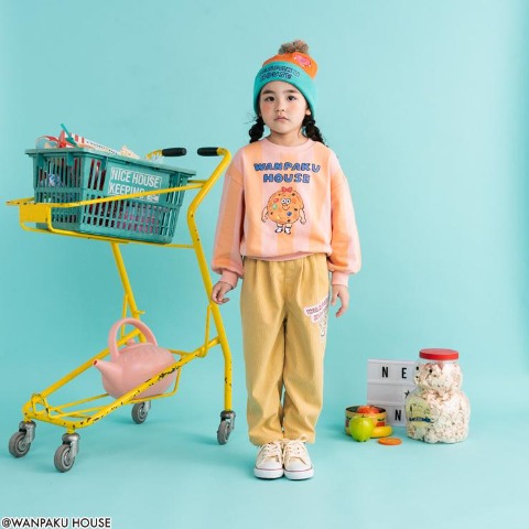キッズ　プルオーバー（100～120cm・WANPAKU HOUSE）
