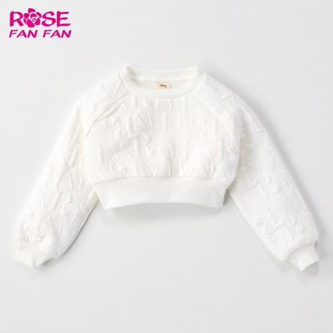 キッズ　プルオーバー（100～120cm・ROSE FAN FAN）