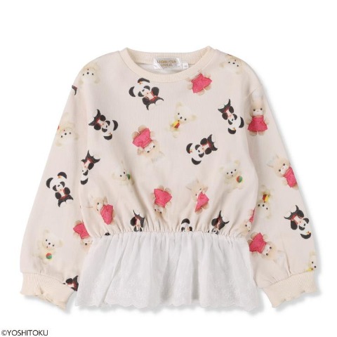 キッズ　プルオーバー（100～120cm・吉徳のぬいぐるみ）