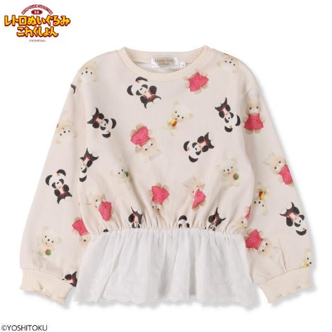 キッズ　プルオーバー（100～120cm・吉徳のぬいぐるみ）