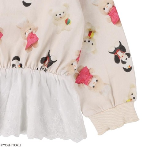 キッズ　プルオーバー（100～120cm・吉徳のぬいぐるみ）