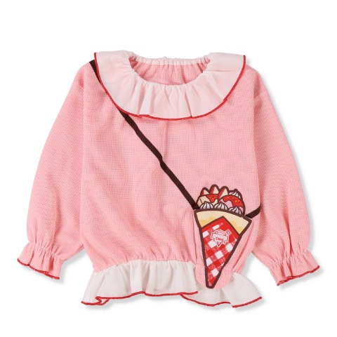 キッズ　プルオーバー （100～120cm・マリオンクレープ）