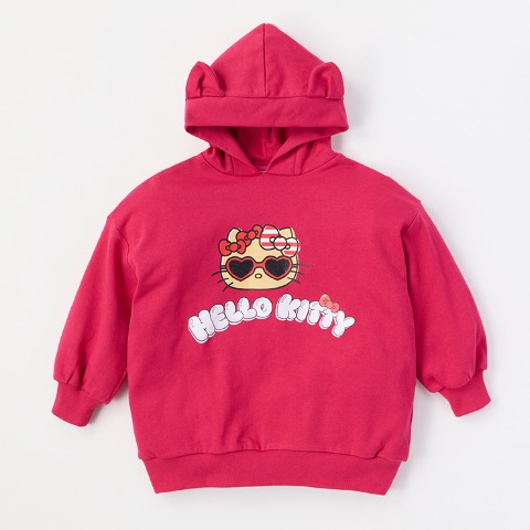 キッズ　パーカ（100～120cm・ROSE FAN FAN）