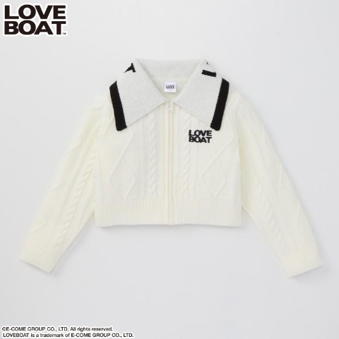 キッズ　ニットカーディガン（100～120cm・LOVEBOAT）