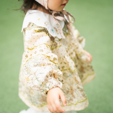 キッズ　ブラウス（100～120cm・Cottoli/yukiemon）