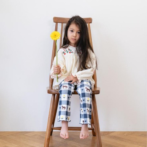 キッズ　ブラウス（100～120cm・yuuka）