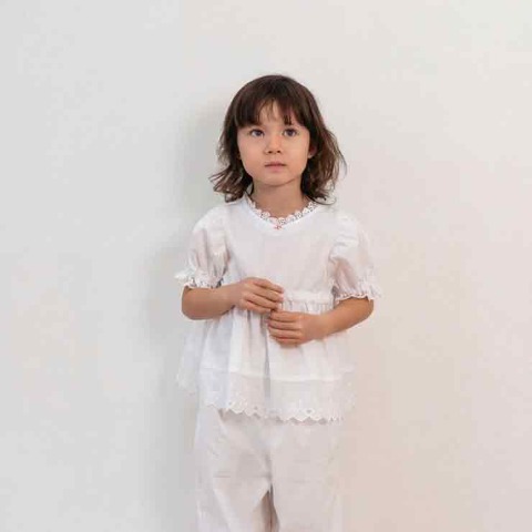 キッズ　ブラウス（100～120cm・yuuka）