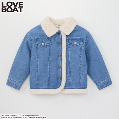 キッズ　デニムジャケット（100～120cm・LOVEBOAT）
