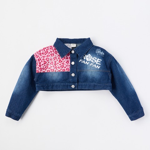 キッズ　ジャケット（100～120cm・ROSE FAN FAN）