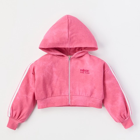 キッズ　パーカ（100～120cm・ROSE FAN FAN）