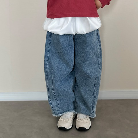キッズ　ロングパンツ(100～120㎝･mirror bae.)