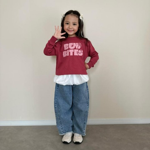 キッズ　ロングパンツ(100～120㎝･mirror bae.)