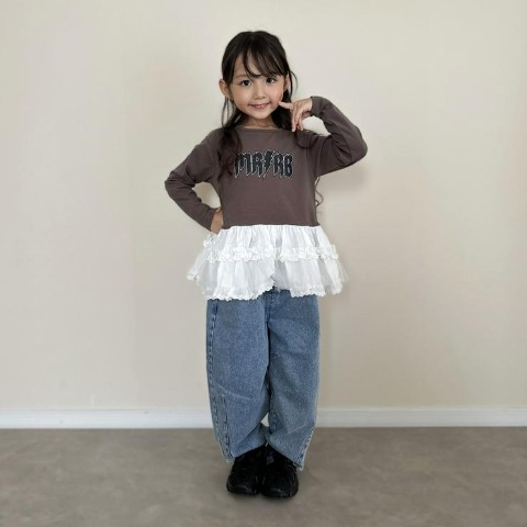 キッズ　ロングパンツ(100～120㎝･mirror bae.)