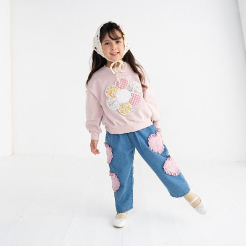 キッズ　ロングパンツ（100～120cm・moimoi/yukie）