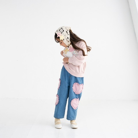 キッズ　ロングパンツ（100～120cm・moimoi/yukie）