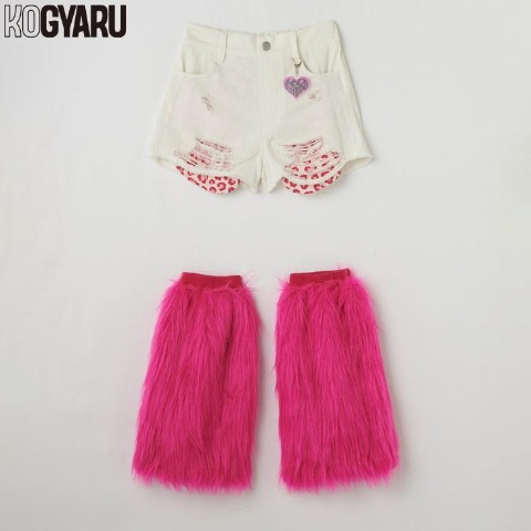 キッズ　レッグウォーマー付きショートパンツ(100～120㎝・KOGYARU)