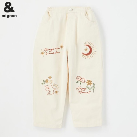 キッズ　ロングパンツ（100～120cm・&mignon）