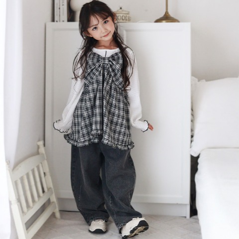 キッズ　ロングパンツ （100～120cm・mirror bae.）