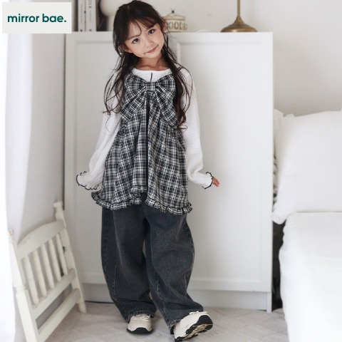 キッズ　ロングパンツ （100～120cm・mirror bae.）