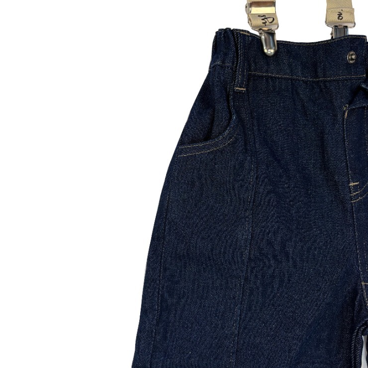 キッズ サスペンダー付きストレートパンツ（100～120cm OPEN NUNU