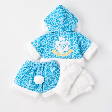 キッズ　ジップパーカ+ショートパンツ（100～120cm・ROSE FAN FAN）