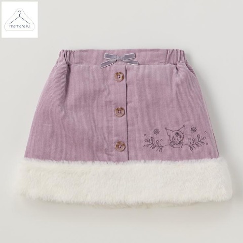 キッズ　スカート（100～120cm・mamaraku/サンリオキャラクターズ）