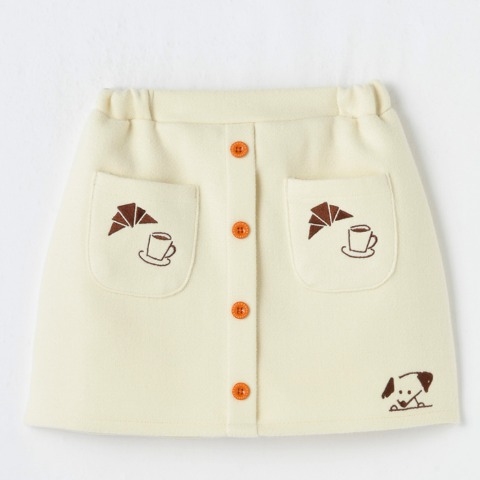 キッズ　スカート（100～120cm・mamaraku/サンマルクカフェ）