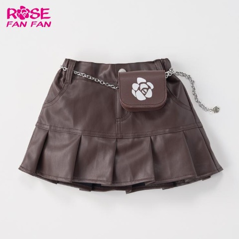 キッズ　スカート（100～120cm・ROSE FAN FAN）