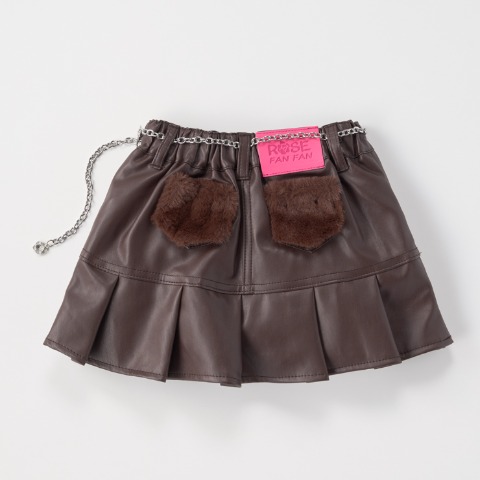 キッズ　スカート（100～120cm・ROSE FAN FAN）