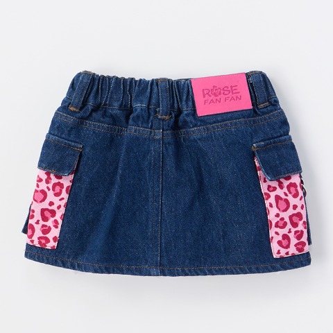 キッズ　スカート（100～120cm・ROSE FAN FAN）