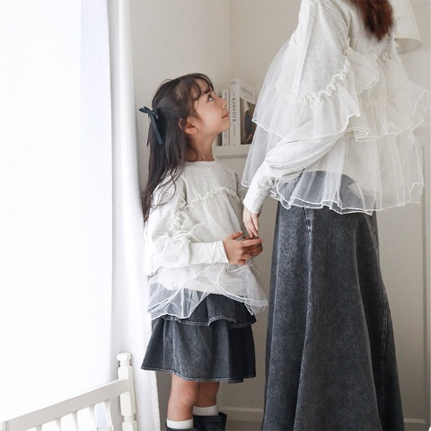 キッズ　スカート （100～120cm・mirror bae.）