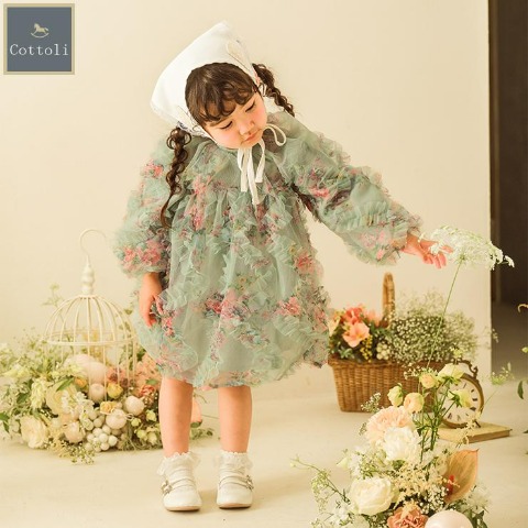 キッズ　ワンピース（100～120cm・Cottoli）