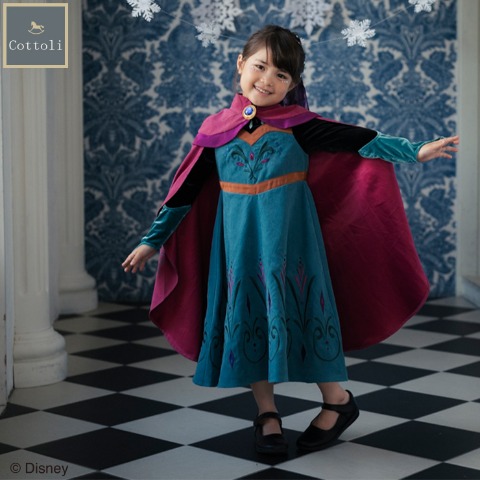 キッズ　ドレス （100～120cm・Cottoli/Disney）