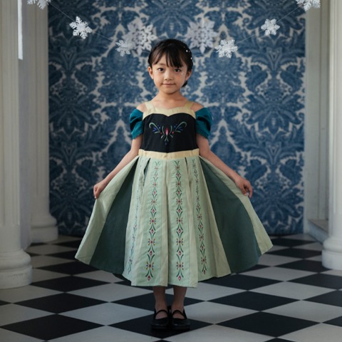 キッズ　ドレス （100～120cm・Cottoli/Disney）