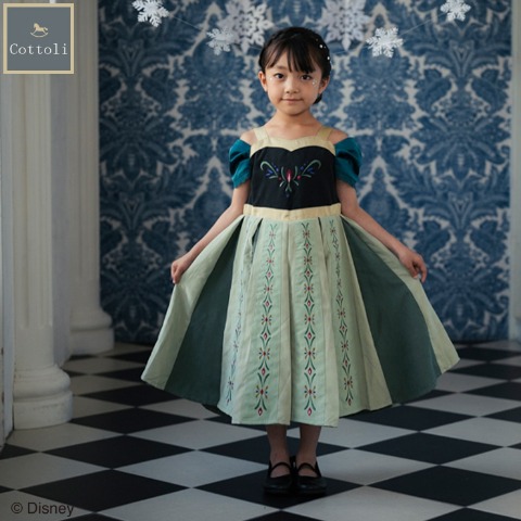キッズ　ドレス （100～120cm・Cottoli/Disney）