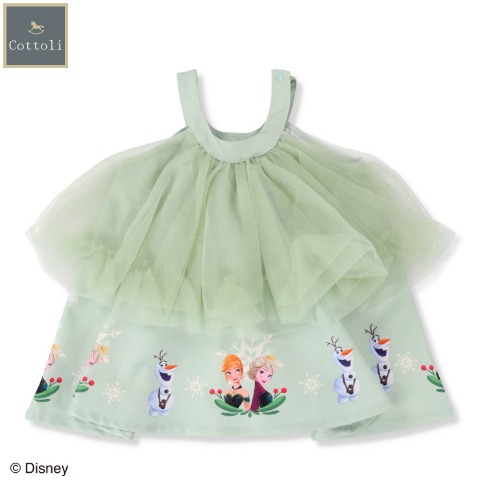 キッズ　ワンピース（100～120cm・Cottoli/Disney）