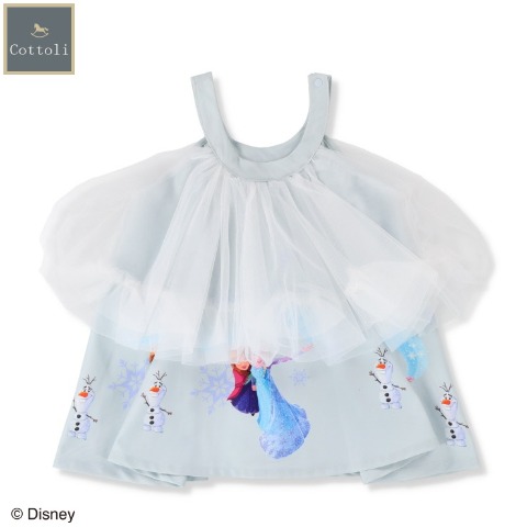 キッズ　ワンピース（100～120cm・Cottoli/Disney）
