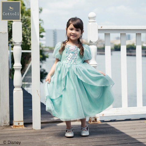 キッズ　ドレス （100～120cm・Cottoli/Disney）