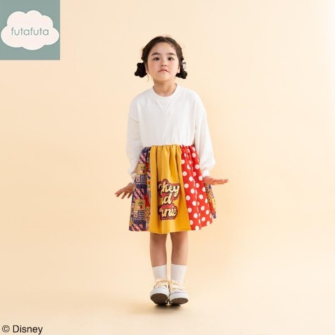 キッズ　ワンピース（100～120cm・futafuta/Disney）