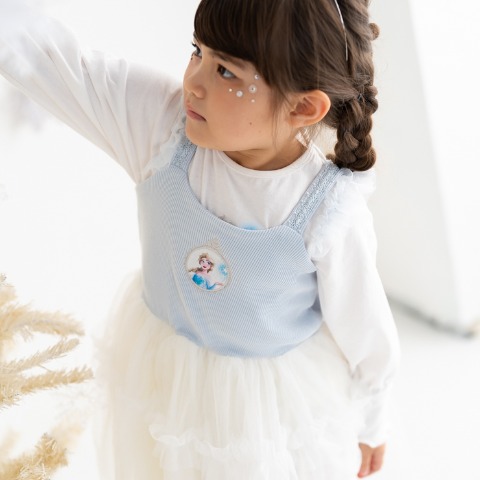 キッズ　ワンピース（100～120cm・Cottoli/Disney）