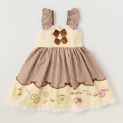 キッズ　ドレスワンピース（100～120cm・サンリオキャラクターズ）