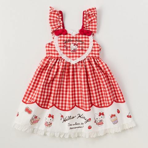 キッズ　ドレスワンピース（100～120cm・サンリオキャラクターズ）