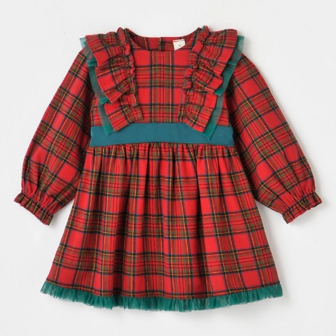 キッズ　長袖ワンピース（100～120cm・Cottoli）