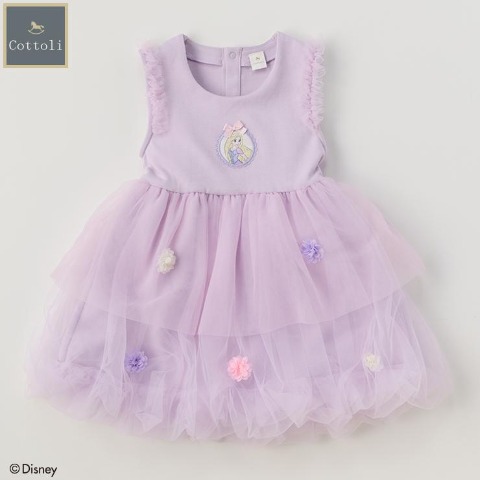 キッズ　ワンピース（100～120cm・Cottoli/Disney）