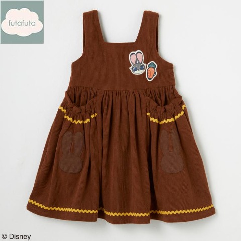キッズ　ワンピース（100～120cm・futafuta/Disney）