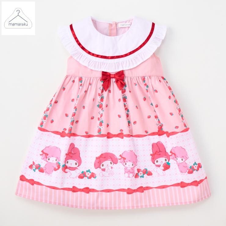 キッズ ワンピース（100～120cm・mamaraku/サンリオキャラクターズ