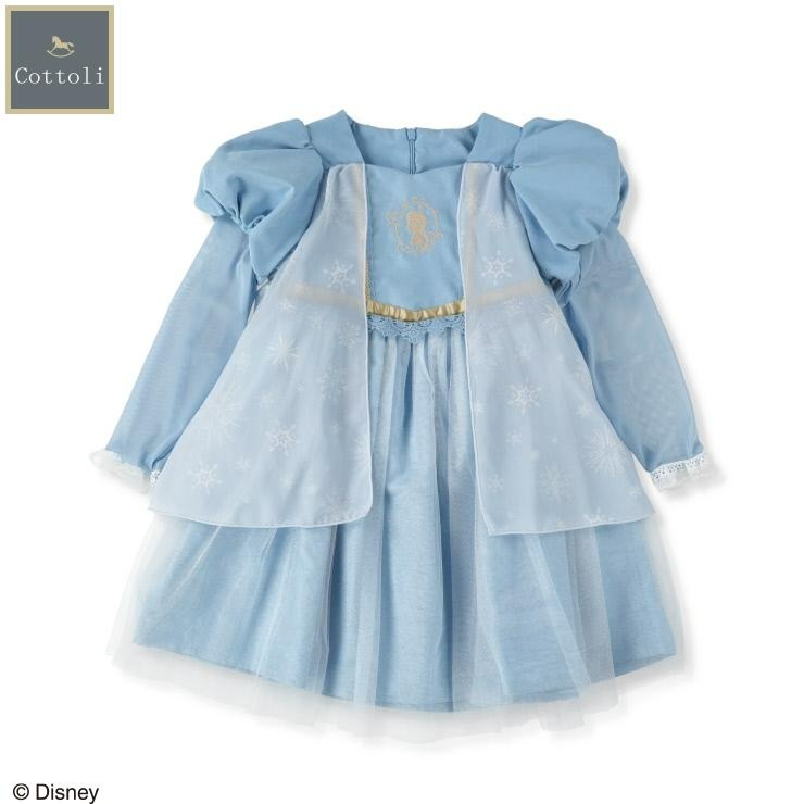 【新品・未使用】バースデイ　ドレス　エルサ　cottoli 120センチ バースデイ ディズニー エルサ ドレス Cottoli 120 110 - メルカリ