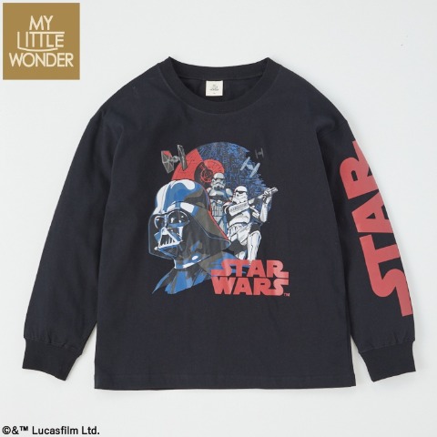 ジュニア　長袖Ｔシャツ（130～150cm・MY LITTLE WONDER/STAR WARS）