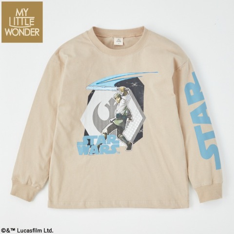 ジュニア　長袖Ｔシャツ（130～150cm・MY LITTLE WONDER/STAR WARS）