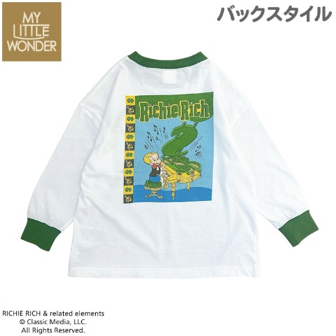 ジュニア　長袖Ｔシャツ（130cm・MY LITTLE WONDER/リッチーリッチ）